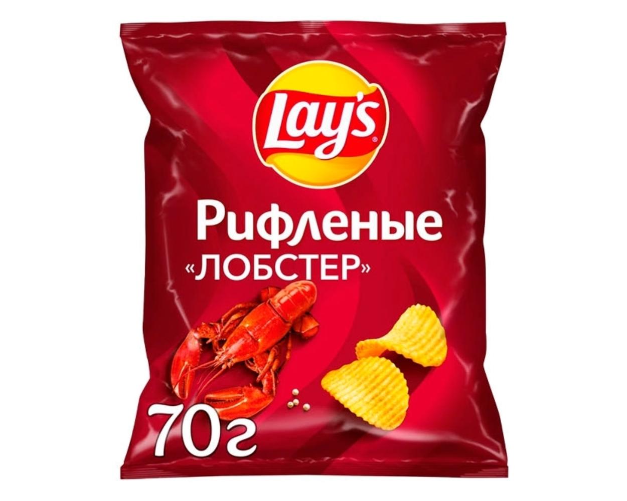 Чипсы Lay's рифленые Лобстер