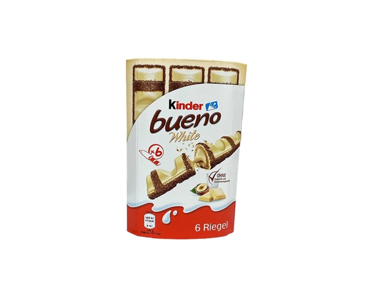 Киндер шоколад Bueno White 6x, 19,5 г