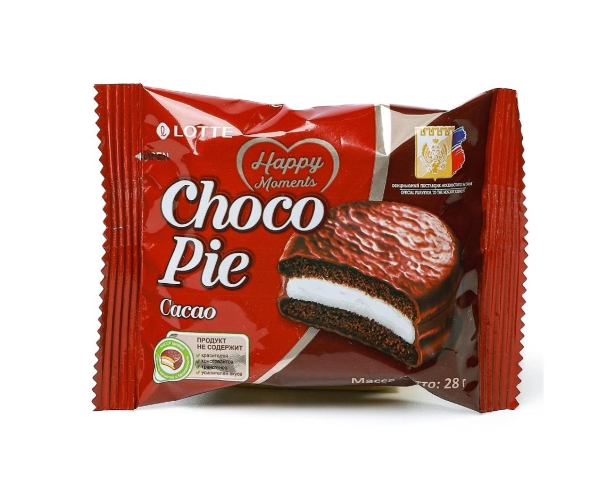 Печенье Lotte Choco Pie какао 28 г
