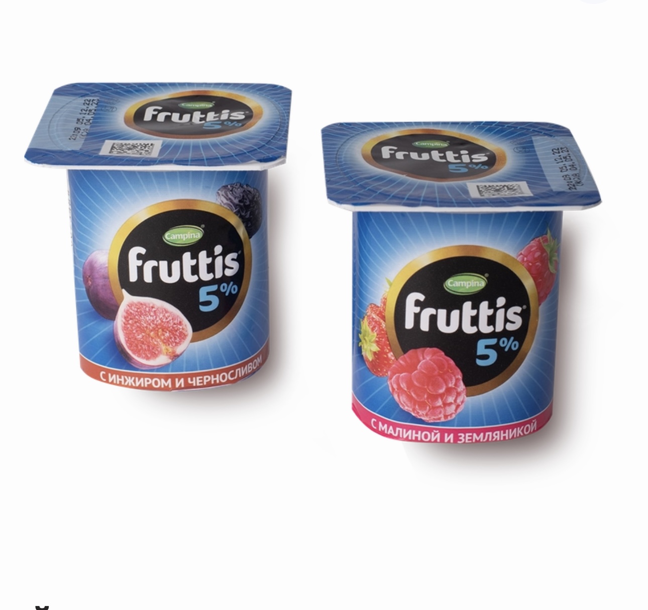 Йогурт Fruttis инжир-чернослив-малина 5%