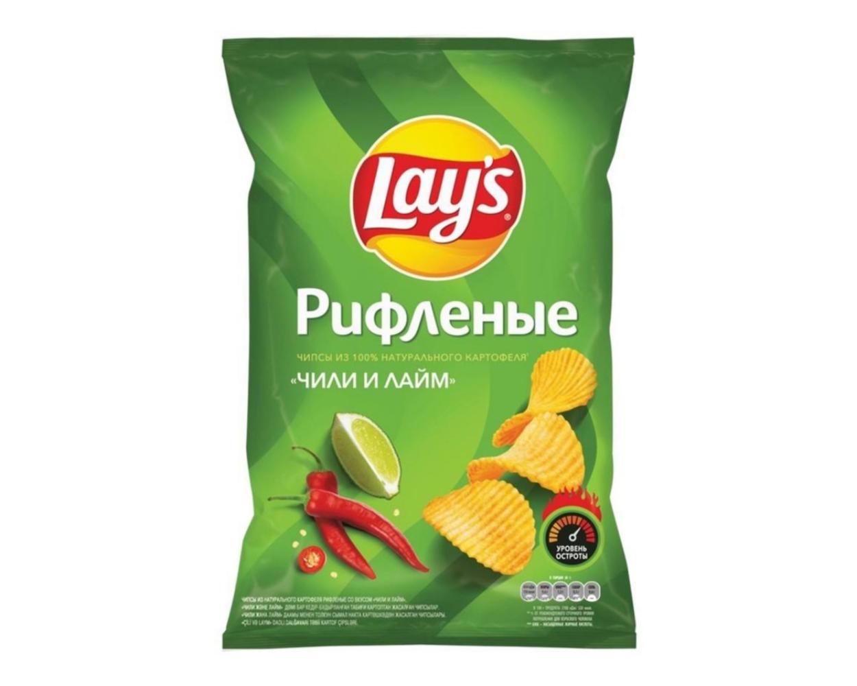 Чипсы Lay's Чили и лайм