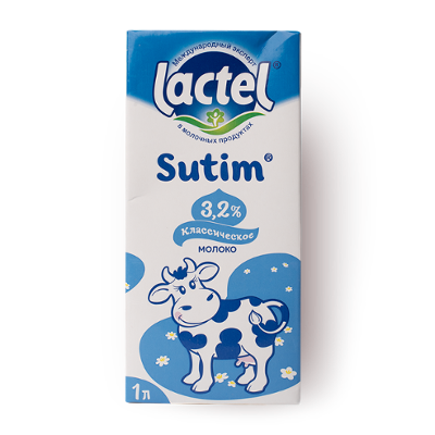 Молоко Lactel sutim 3.2%