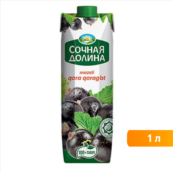 Сок Сочная долина черная смородина