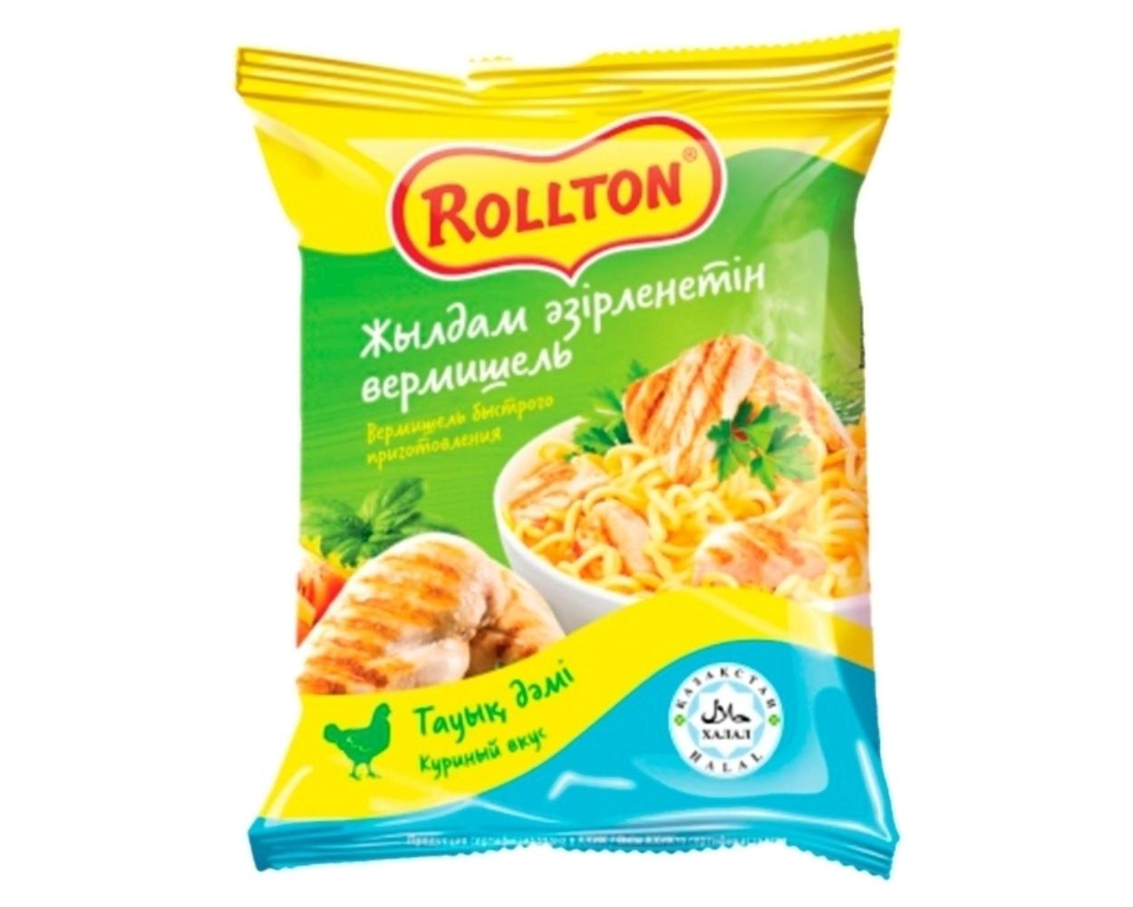 Лапша быстрого приготовления Роллтон с курицей 60 г