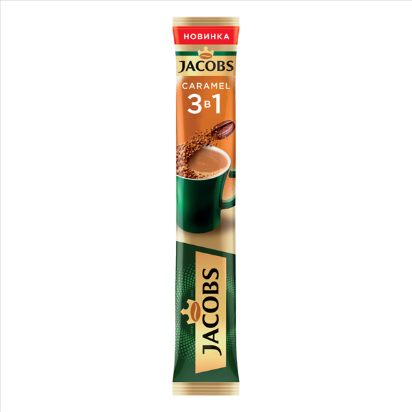 Кофе Jacobs 3в1 со вкусом карамели