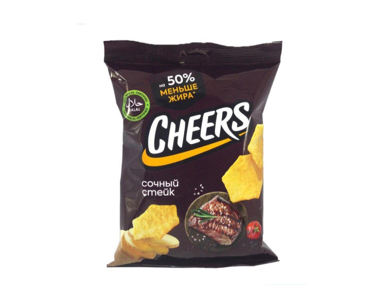 Чипсы Cheers сочный стейк