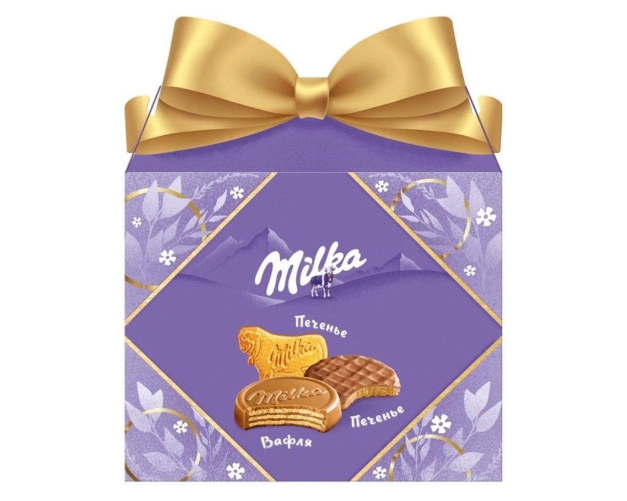 Набор Milka печенье и вафли