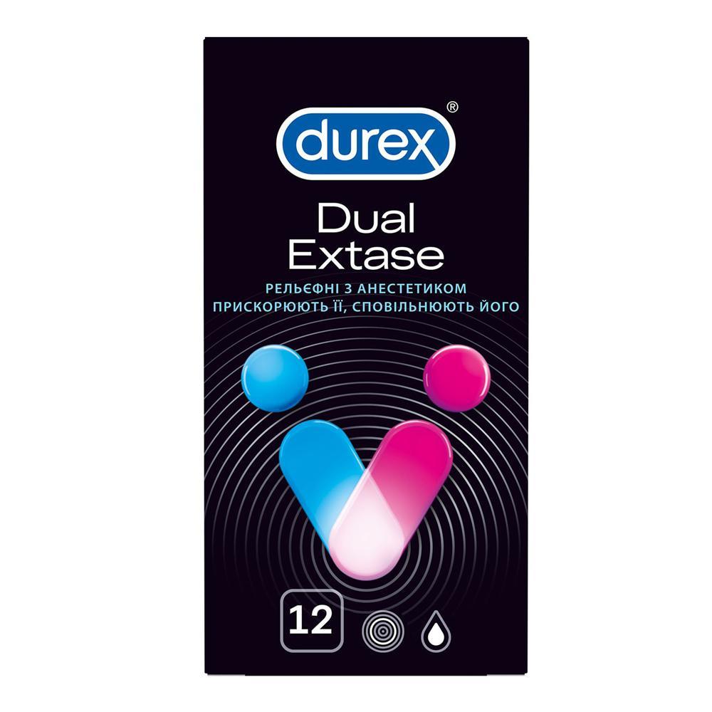 Презервативы Durex Dual Extase 12 шт.