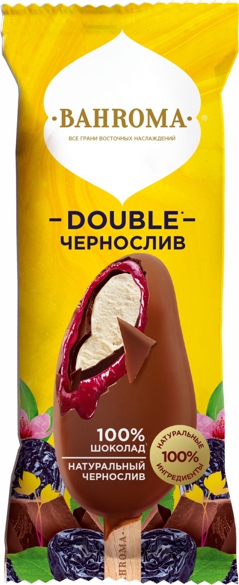 Мороженое Bahroma Double чернослив