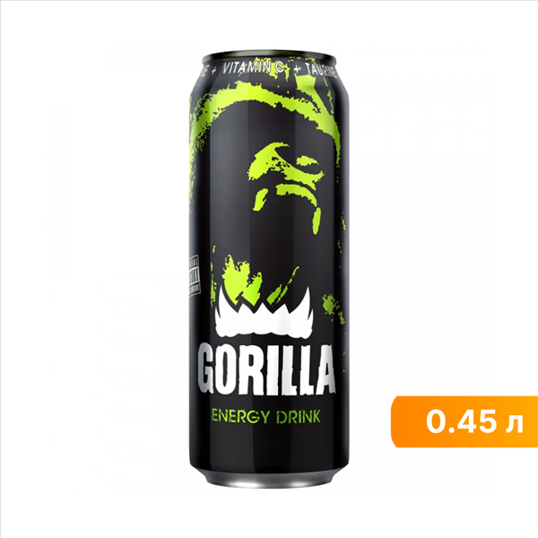 Энергетический напиток Gorilla 450 мл