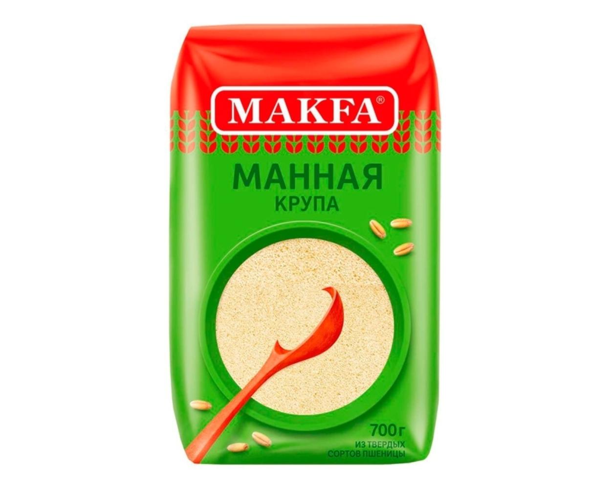 Крупа Makfa манная