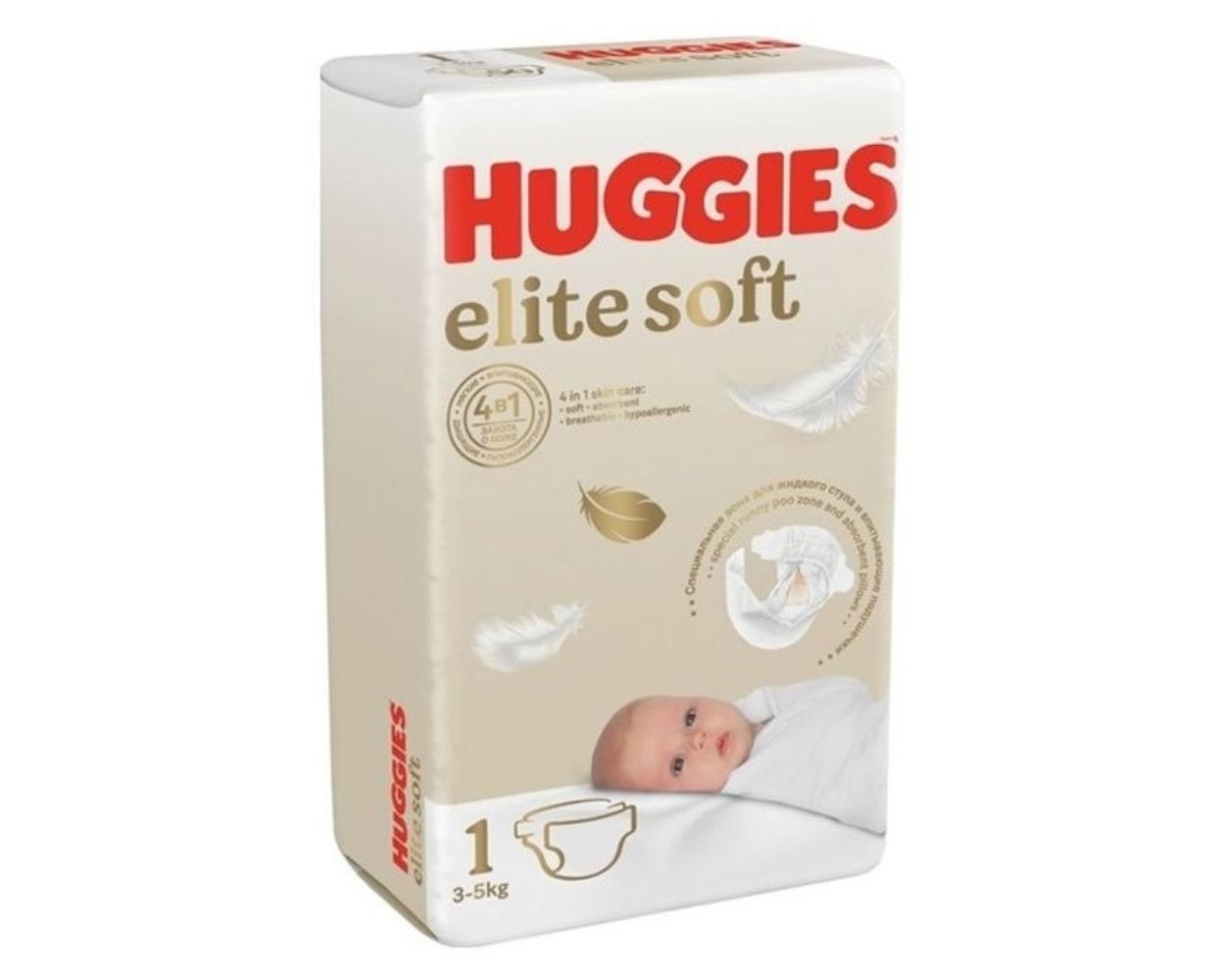 Подгузники Huggies Elite Soft 1 размер, 20 шт.