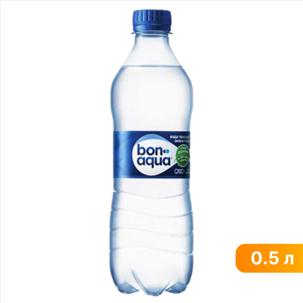 Минеральная вода BonAqua газированная 500 мл