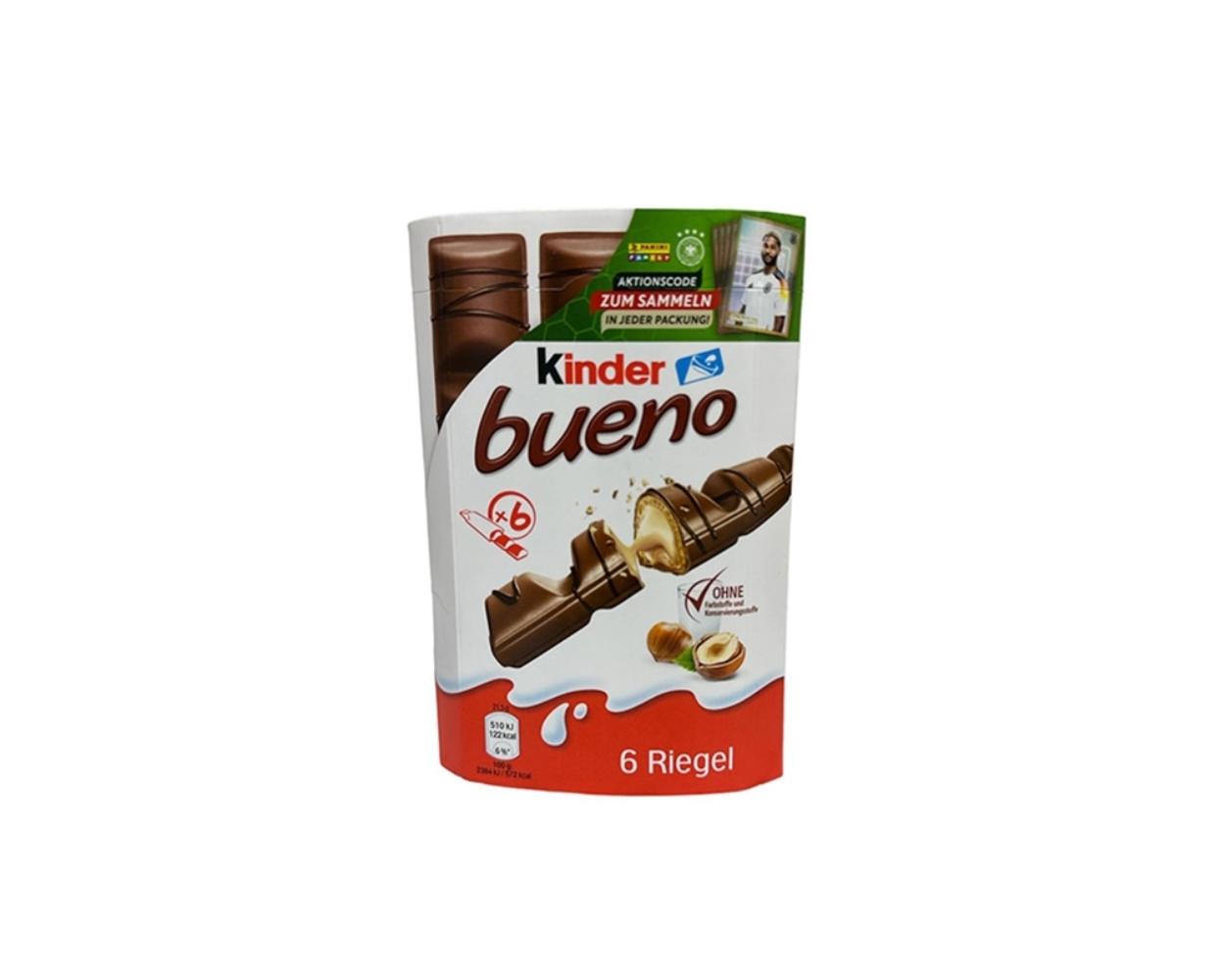 Киндер шоколад Bueno 6x, 21,5 г