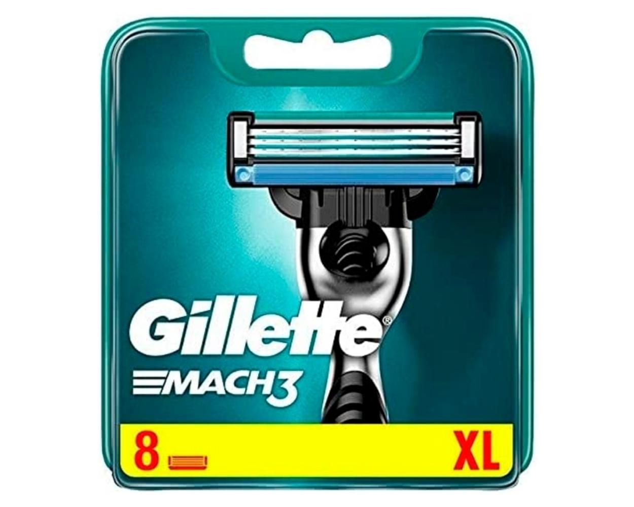 Бритвенные кассеты Gillette Mach3, 1 шт.