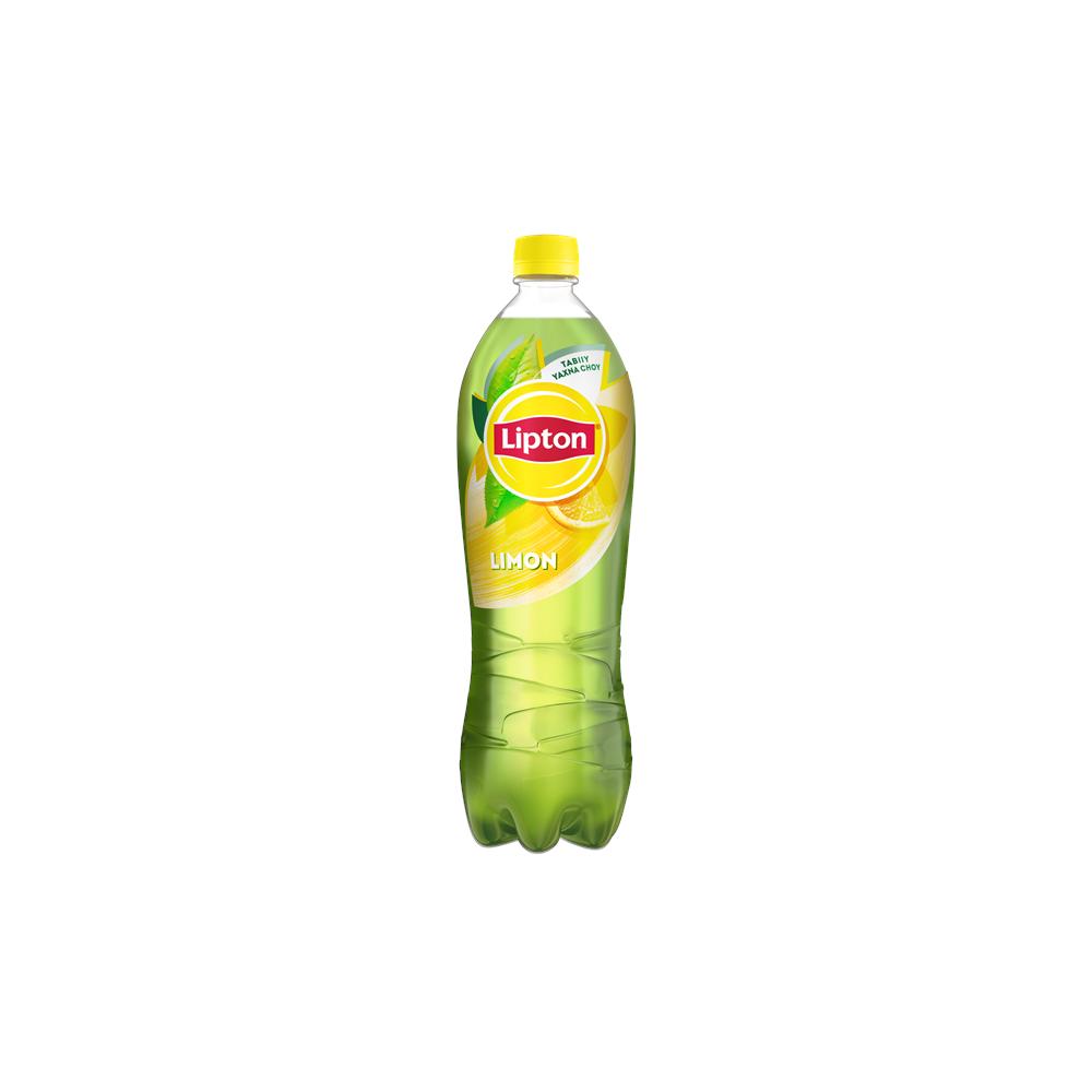Холодный чай Lipton зеленый, лимон 1 л