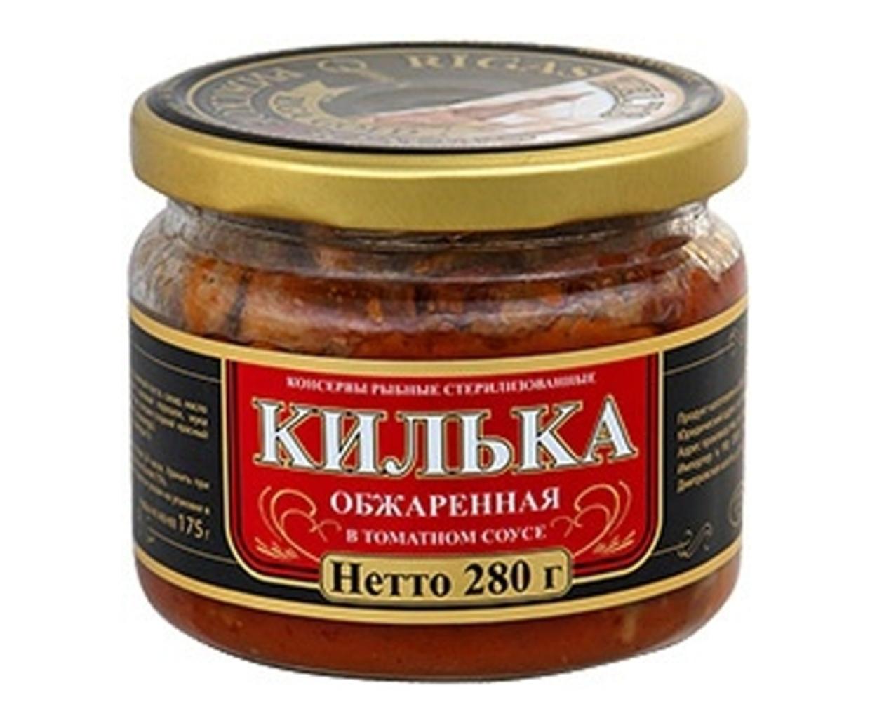 Килька Рижское Золото обжаренная в томатном соусе