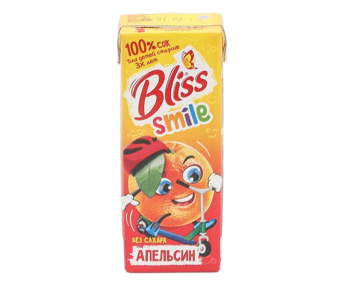 Сок Bliss апельсин 200 мл