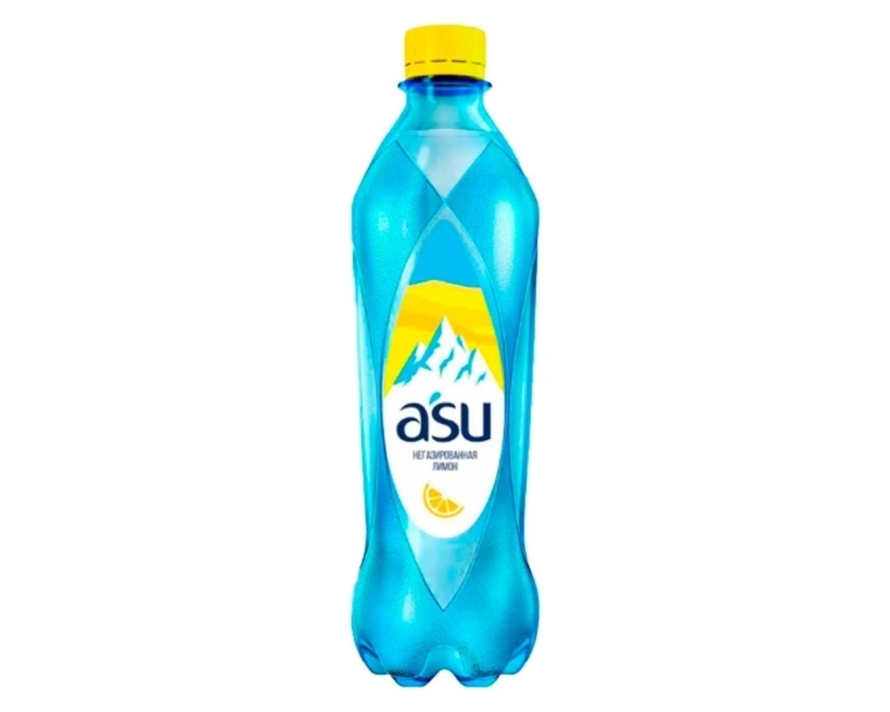 Вода Asu негазированная, лимон