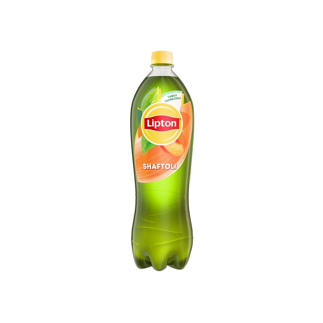 Холодный чай Lipton зеленый, персик 1 л