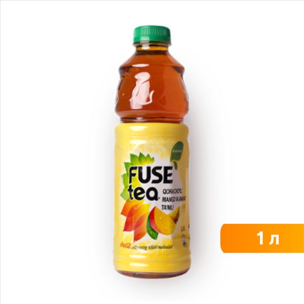 Холодный чай Fuse Tea черный, манго-ананас 1000 мл
