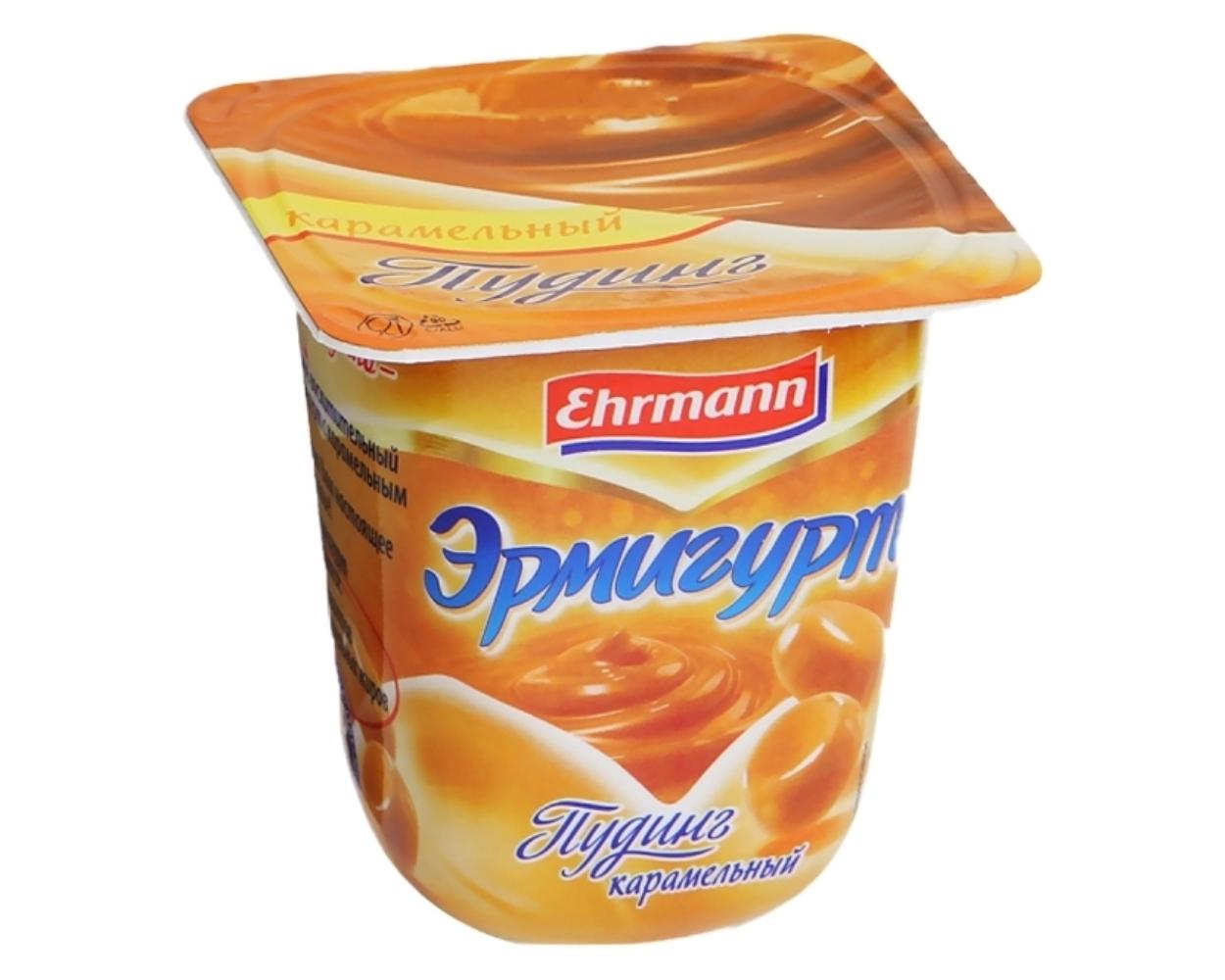 Пудинг Эрмигурт карамельный