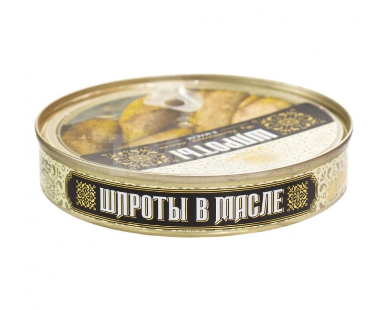 Шпроты в масле За Родину из балтийской кильки 120 г