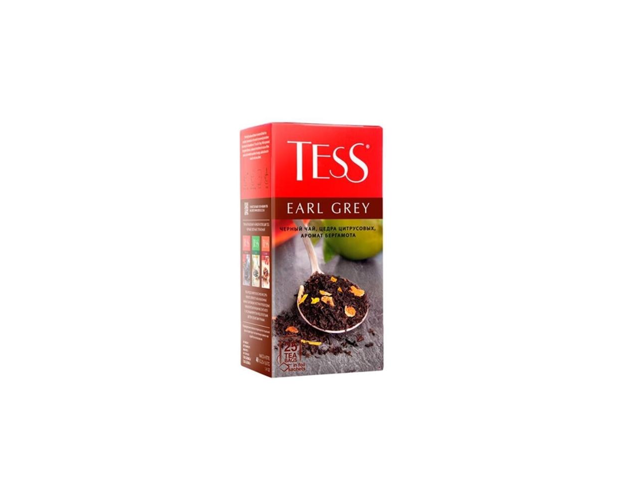 Чай Tess Earl Grey 25 пакетиков