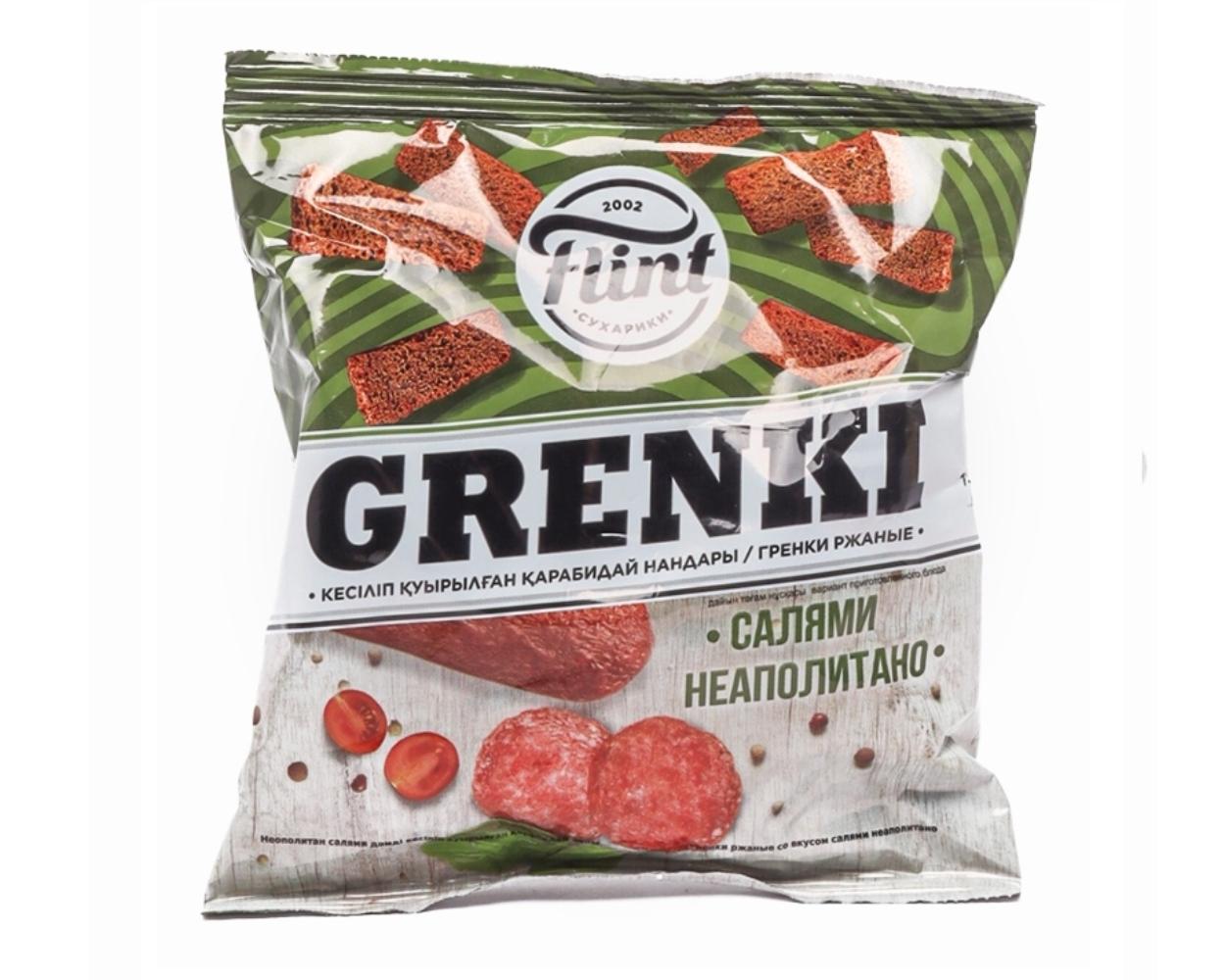 Сухарики Flint Grenki салями Неаполитано