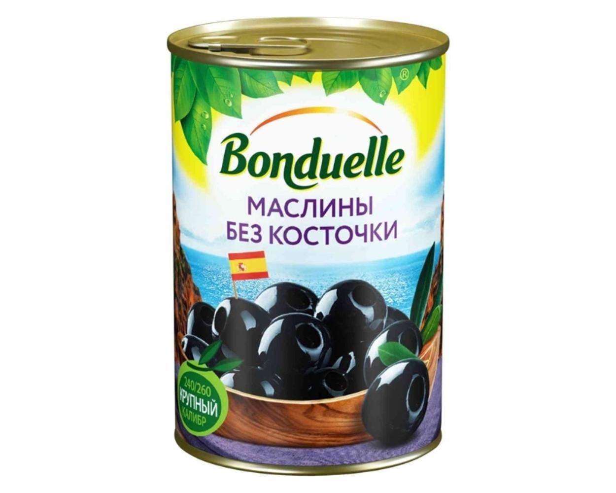 Маслины Bonduelle без косточки