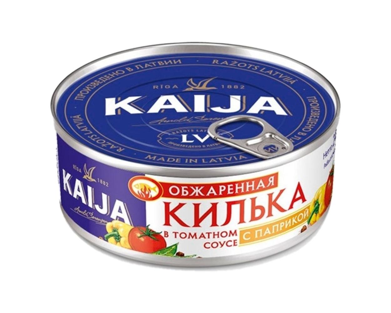 Килька Kaija обжаренная в томатном соусе с паприкой