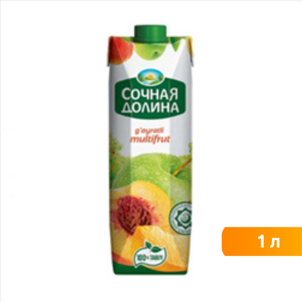 Сок Сочная долина мультифрукт 1000 мл