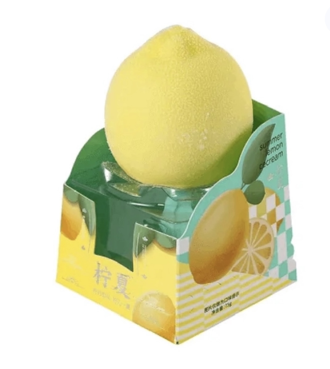 Мороженое лимонное