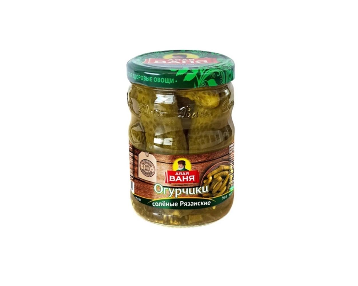 Огурчики Дядя Ваня соленые Рязанские