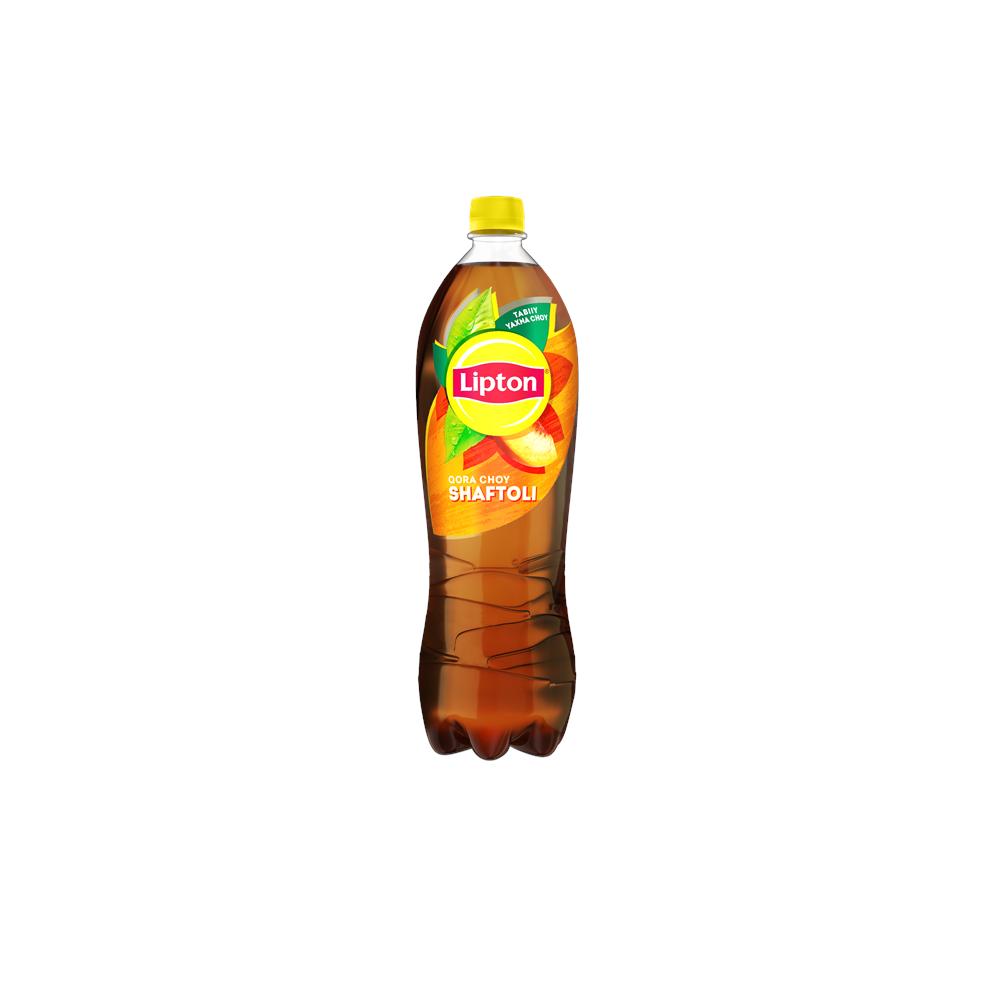 Холодный чай Lipton черный, персик 1 л