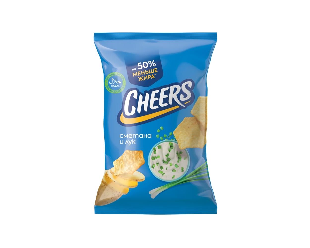 Чипсы Cheers сметана и лук
