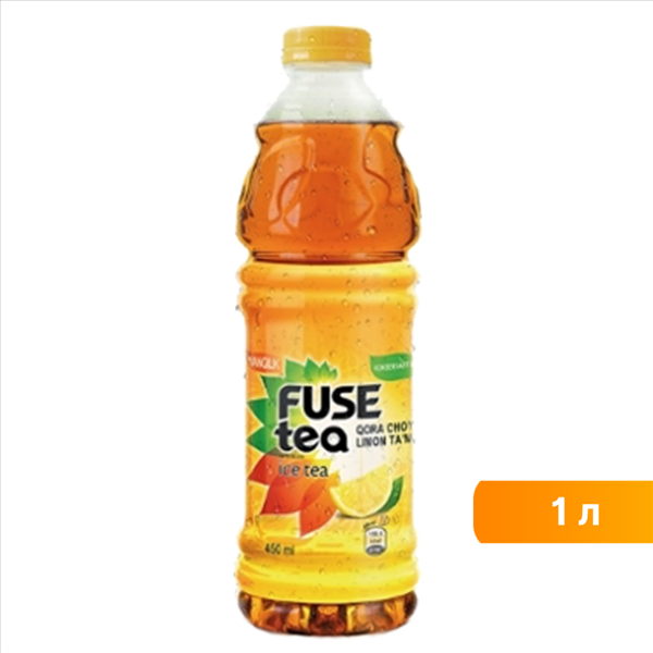 Холодный чай Fuse Tea черный, лимон 1000 мл