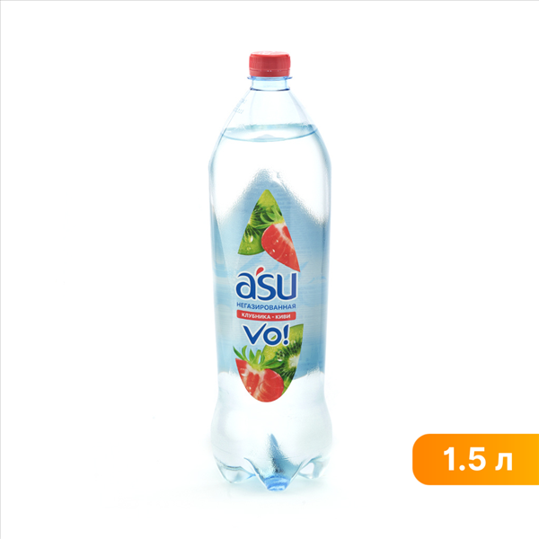 Минеральная вода Asu негазированная клубника-киви