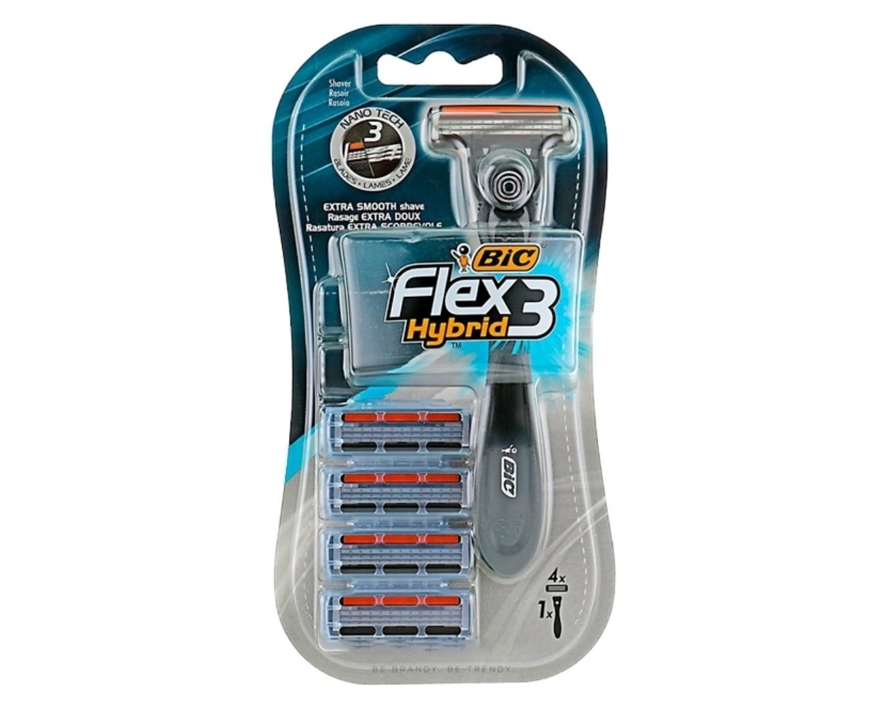 Бритвенный станок Flex 3 Big Hybrid