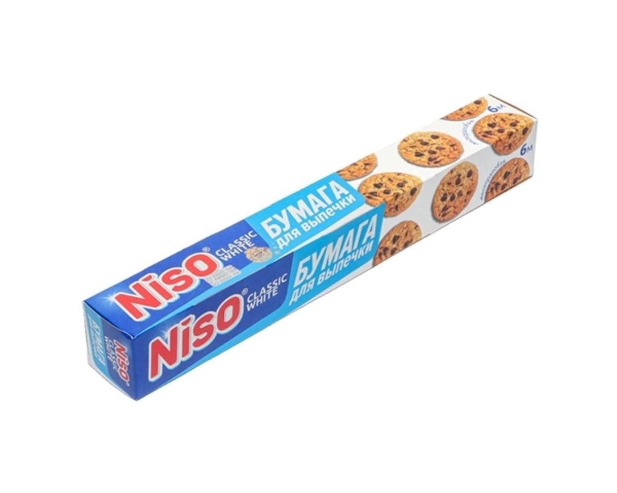 Бумага для выпечки Niso Classic White, 6 метров