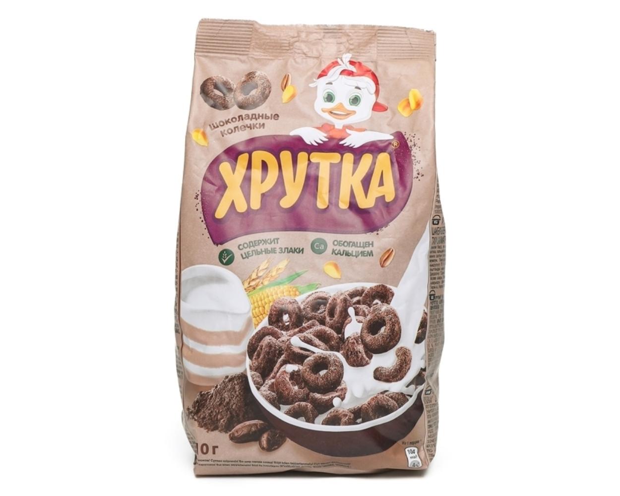 Готовый завтрак Хрутка шоколадные колечки