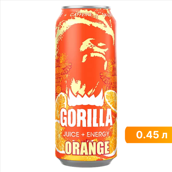 Энергетический напиток Gorilla Orange
