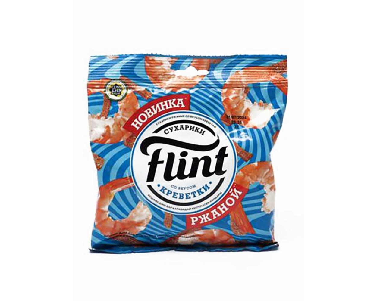 Сухарики Flint со вкусом креветки