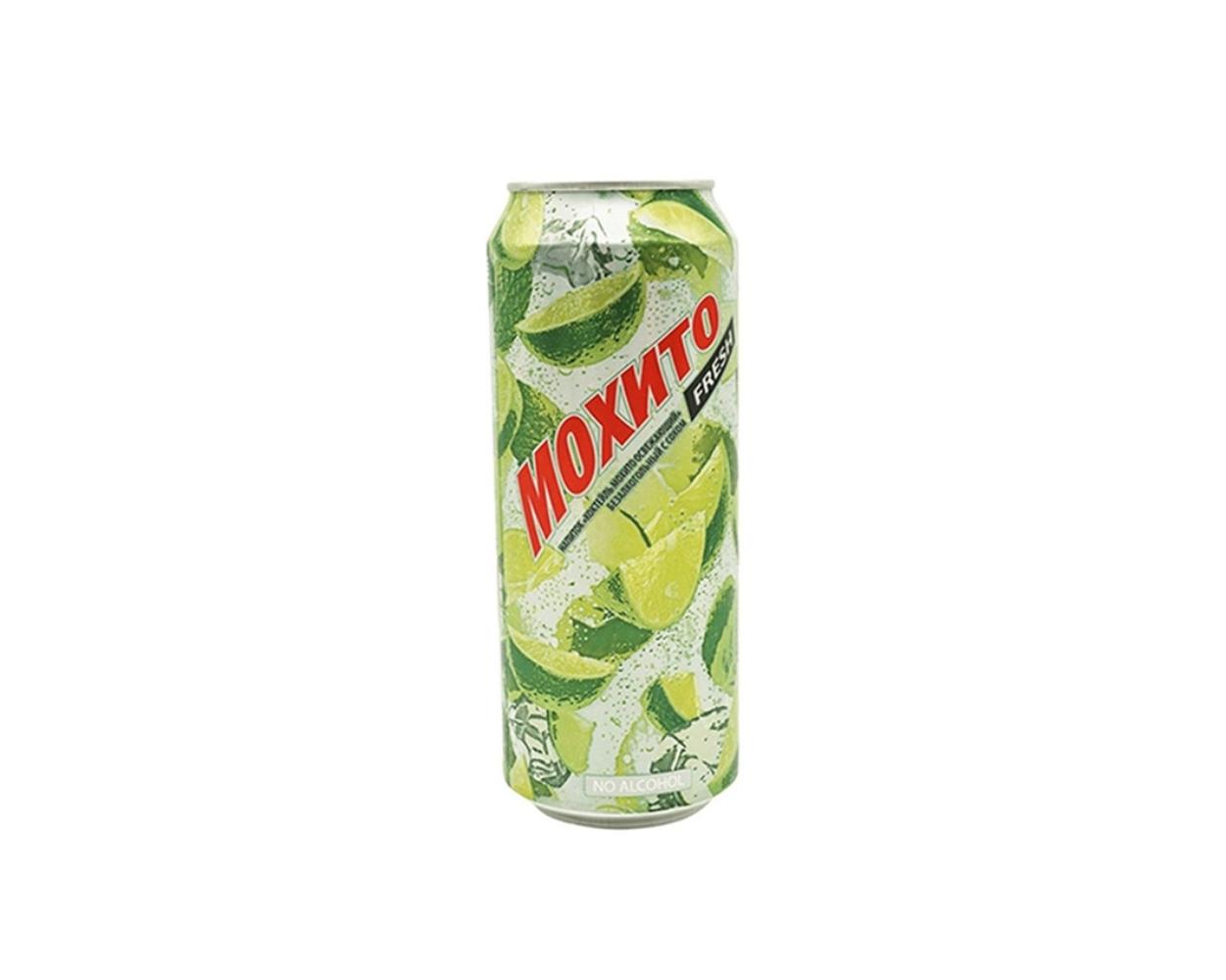 Газированный напиток Мохито Fresh освежающий лайм, БЕЗАЛКОГОЛЬНЫЙ
