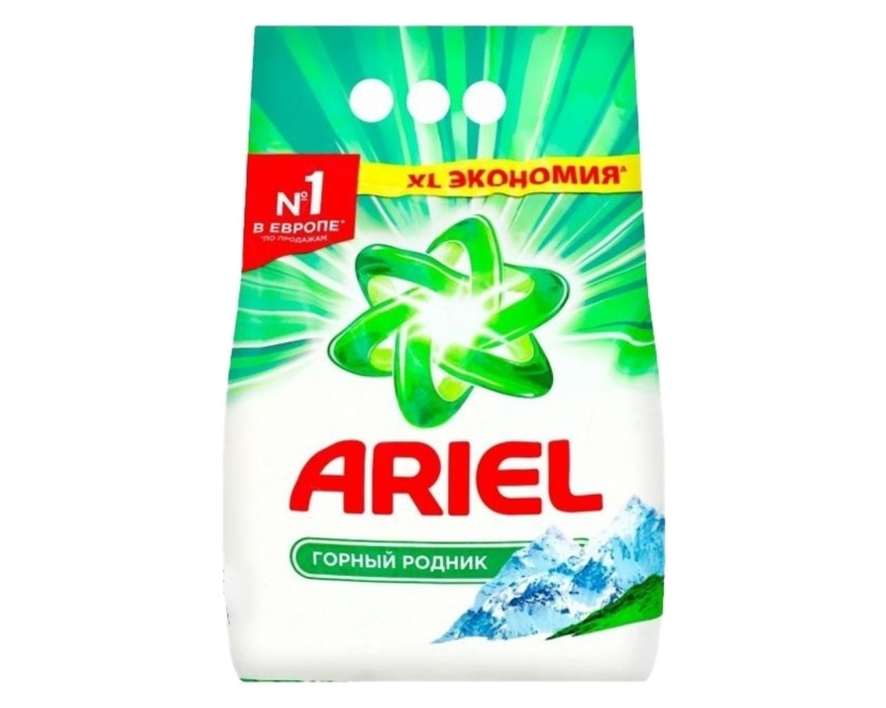 Стиральный порошок Ariel горный родник