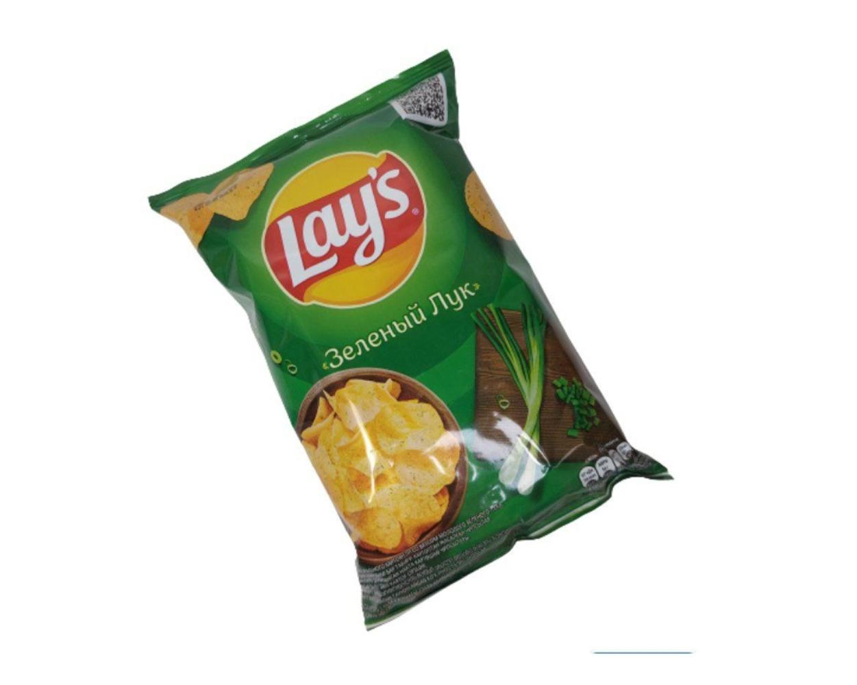 Чипсы Lay's зеленый лук 140 г